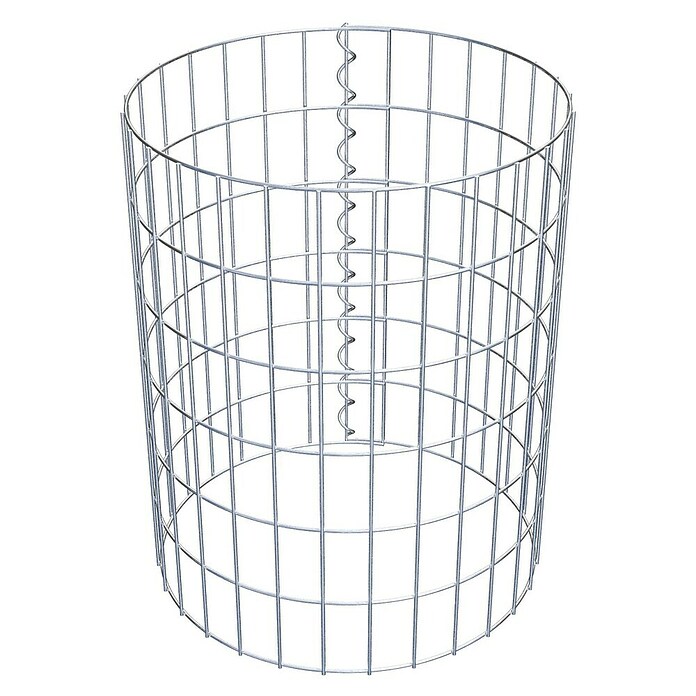 Gabiona Gabionensäule (Durchmesser: 47 cm, Höhe: 60 cm, Stahl, Maschenbreite: 50 mm, Maschenhöhe: 100 mm) | BAUHAUS