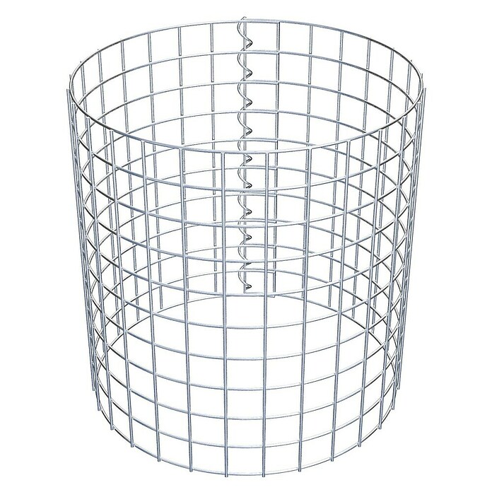 Gabiona Gabionensäule (Durchmesser: 47 cm, Höhe: 50 cm, Stahl, Maschenbreite: 50 mm, Maschenhöhe: 50 mm) | BAUHAUS