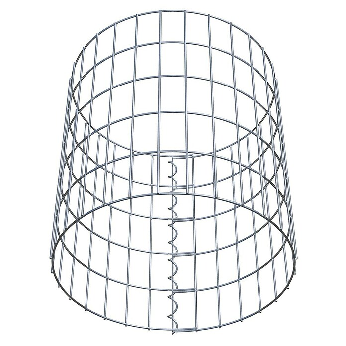 Gabiona Gabionensäule (Durchmesser: 47 cm, Höhe: 50 cm, Stahl, Maschenbreite: 50 mm, Maschenhöhe: 100 mm) | BAUHAUS