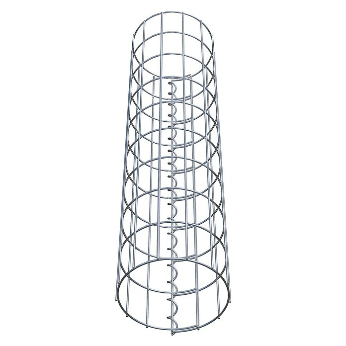 Gabiona Gabionensäule (Durchmesser: 22 cm, Höhe: 90 cm, Stahl, Maschenbreite: 50 mm, Maschenhöhe: 100 mm) | BAUHAUS