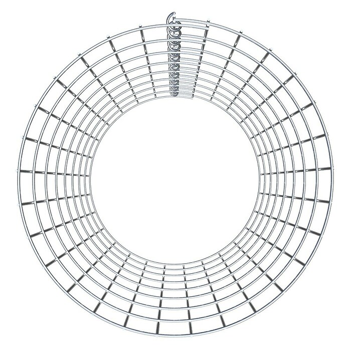 Gabiona Gabionensäule (Durchmesser: 47 cm, Höhe: 80 cm, Stahl, Maschenbreite: 50 mm, Maschenhöhe: 100 mm, Spirale) | BAUHAUS