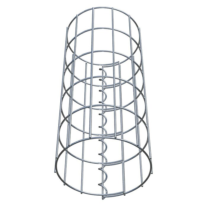 Gabiona Gabionensäule (Durchmesser: 22 cm, Höhe: 50 cm, Stahl, Maschenbreite: 50 mm, Maschenhöhe: 100 mm) | BAUHAUS