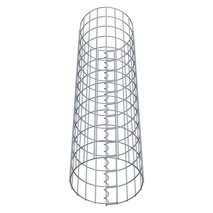 Gabiona Gabionensäule (Durchmesser: 32 cm, Höhe: 120 cm, Stahl, Maschenbreite: 50 mm, Maschenhöhe: 100 mm) | BAUHAUS