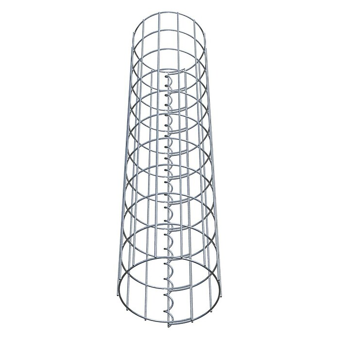 Gabiona Gabionensäule (Durchmesser: 22 cm, Höhe: 100 cm, Stahl, Maschenbreite: 50 mm, Maschenhöhe: 100 mm) | BAUHAUS