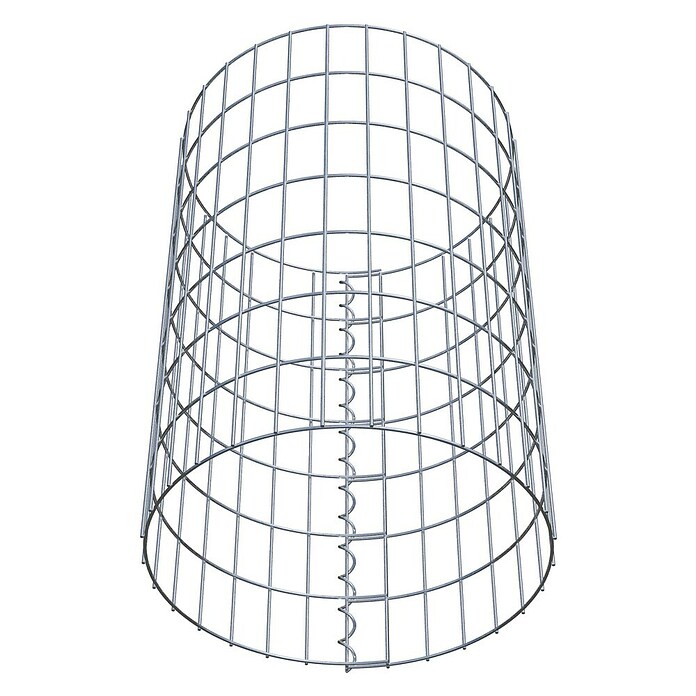 Gabiona Gabionensäule (Durchmesser: 47 cm, Höhe: 70 cm, Stahl, Maschenbreite: 50 mm, Maschenhöhe: 100 mm) | BAUHAUS