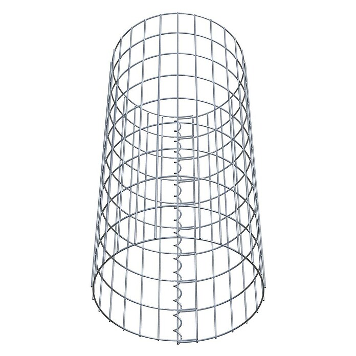 Gabiona Gabionensäule (Durchmesser: 42 cm, Höhe: 90 cm, Stahl, Maschenbreite: 50 mm, Maschenhöhe: 100 mm) | BAUHAUS