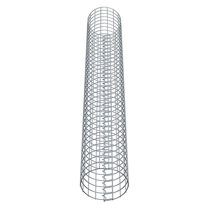 Gabiona Gabionensäule (Durchmesser: 27 cm, Höhe: 180 cm, Stahl, Maschenbreite: 50 mm, Maschenhöhe: 50 mm) | BAUHAUS
