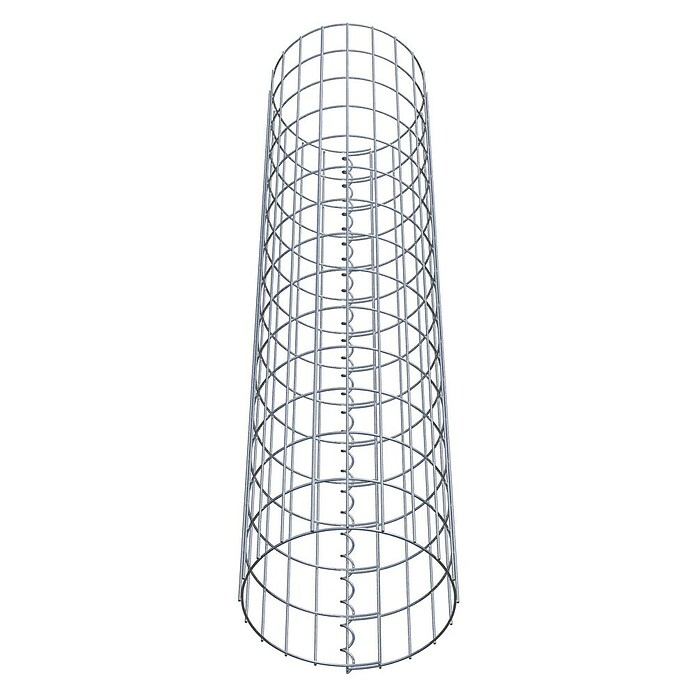 Gabiona Gabionensäule (Durchmesser: 32 cm, Höhe: 140 cm, Stahl, Maschenbreite: 50 mm, Maschenhöhe: 100 mm) | BAUHAUS
