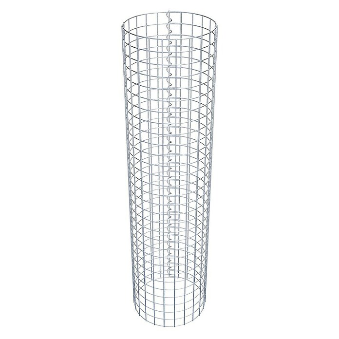 Gabiona Gabionensäule (Durchmesser: 37 cm, Höhe: 150 cm, Stahl, Maschenbreite: 50 mm, Maschenhöhe: 50 mm) | BAUHAUS