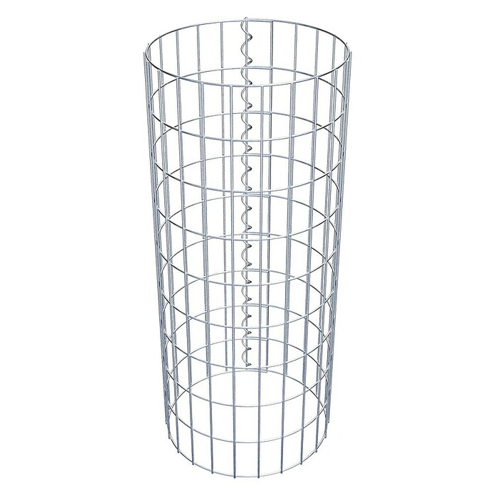 Gabiona Gabionensäule (Durchmesser: 37 cm, Höhe: 90 cm, Stahl, Maschenbreite: 50 mm, Maschenhöhe: 100 mm) | BAUHAUS