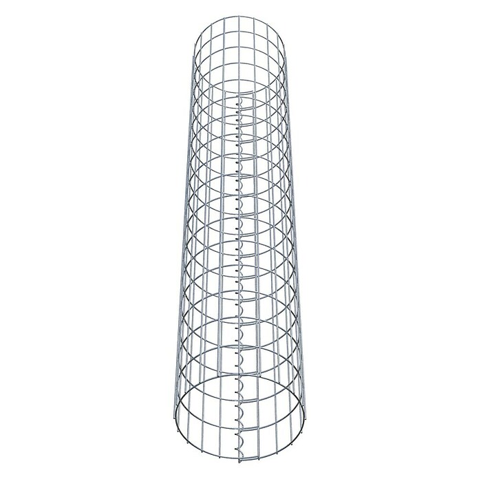 Gabiona Gabionensäule (Durchmesser: 32 cm, Höhe: 170 cm, Stahl, Maschenbreite: 50 mm, Maschenhöhe: 100 mm) | BAUHAUS
