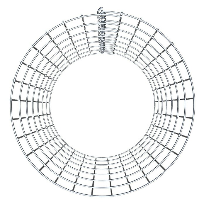 Gabiona Gabionensäule (Durchmesser: 47 cm, Höhe: 70 cm, Stahl, Maschenbreite: 50 mm, Maschenhöhe: 100 mm) | BAUHAUS