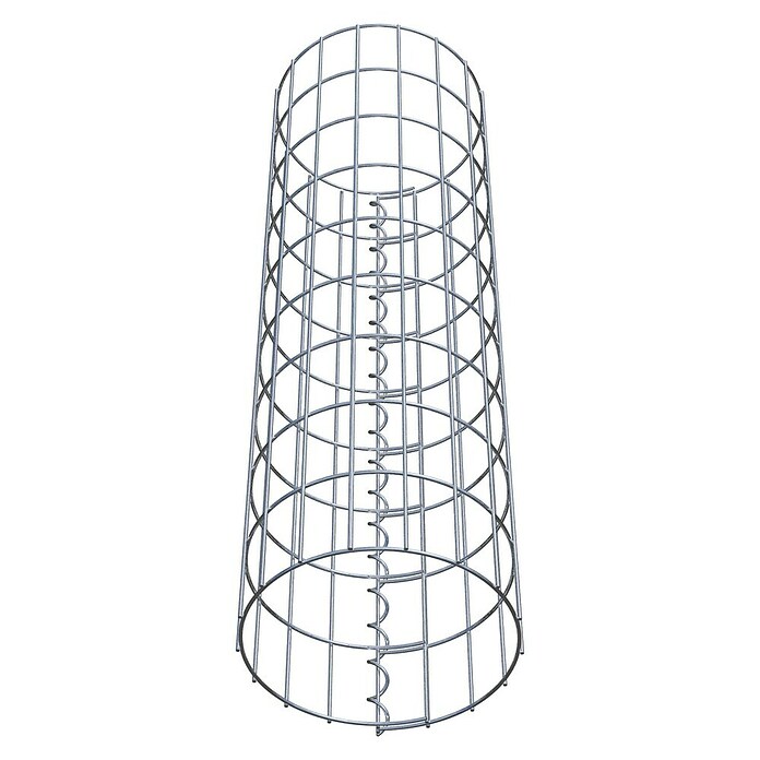 Gabiona Gabionensäule (Durchmesser: 27 cm, Höhe: 90 cm, Stahl, Maschenbreite: 50 mm, Maschenhöhe: 100 mm) | BAUHAUS