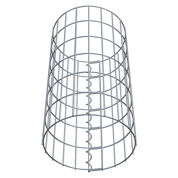 Gabiona Gabionensäule (Durchmesser: 32 cm, Höhe: 60 cm, Stahl, Maschenbreite: 50 mm, Maschenhöhe: 100 mm) | BAUHAUS