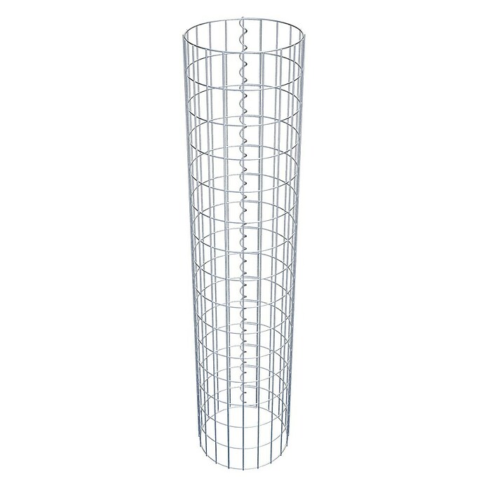 Gabiona Gabionensäule (Durchmesser: 32 cm, Höhe: 150 cm, Stahl, Maschenbreite: 50 mm, Maschenhöhe: 100 mm) | BAUHAUS