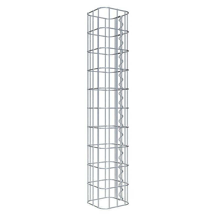 Gabiona Gabionensäule (17 x 17 x 100 cm, Metall, Maschenbreite: 50 mm, Maschenhöhe: 100 mm) | BAUHAUS