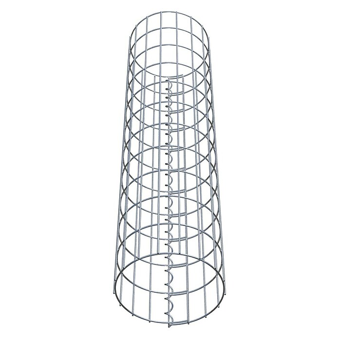 Gabiona Gabionensäule (Durchmesser: 27 cm, Höhe: 110 cm, Stahl, Maschenbreite: 50 mm, Maschenhöhe: 100 mm) | BAUHAUS