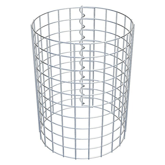 Gabiona Gabionensäule (Durchmesser: 37 cm, Höhe: 50 cm, Stahl, Maschenbreite: 50 mm, Maschenhöhe: 50 mm) | BAUHAUS