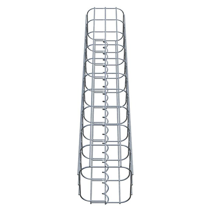 Gabiona Gabionensäule (17 x 17 x 100 cm, Metall, Maschenbreite: 50 mm, Maschenhöhe: 100 mm) | BAUHAUS