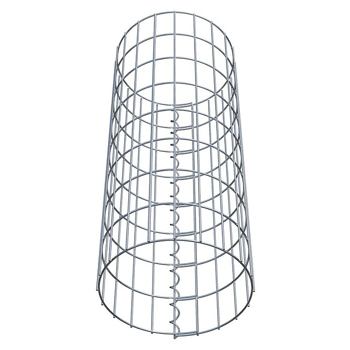 Gabiona Gabionensäule (Durchmesser: 32 cm, Höhe: 80 cm, Stahl, Maschenbreite: 50 mm, Maschenhöhe: 100 mm, Spirale) | BAUHAUS