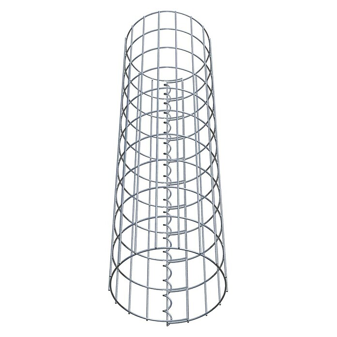 Gabiona Gabionensäule (Durchmesser: 27 cm, Höhe: 100 cm, Stahl, Maschenbreite: 50 mm, Maschenhöhe: 100 mm) | BAUHAUS