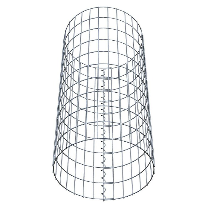 Gabiona Gabionensäule (Durchmesser: 47 cm, Höhe: 100 cm, Stahl, Maschenbreite: 50 mm, Maschenhöhe: 100 mm) | BAUHAUS