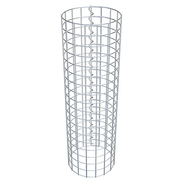 Gabiona Gabionensäule (Durchmesser: 27 cm, Höhe: 90 cm, Stahl, Maschenbreite: 50 mm, Maschenhöhe: 50 mm) | BAUHAUS