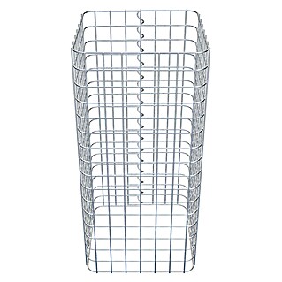 Gabiona Gabionensäule (37 x 80 cm, Stahl, Maschenbreite: 50 mm, Maschenhöhe: 50 mm)