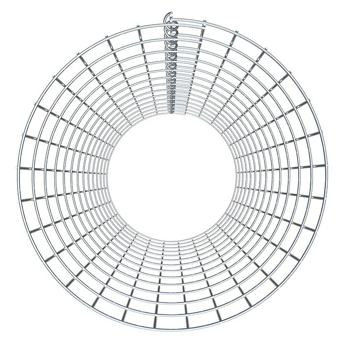 Gabiona Gabionensäule (Durchmesser: 47 cm, Höhe: 130 cm, Stahl, Maschenbreite: 50 mm, Maschenhöhe: 100 mm) | BAUHAUS