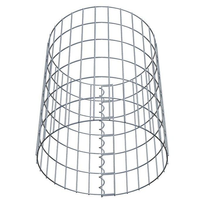 Gabiona Gabionensäule (Durchmesser: 47 cm, Höhe: 60 cm, Stahl, Maschenbreite: 50 mm, Maschenhöhe: 100 mm) | BAUHAUS