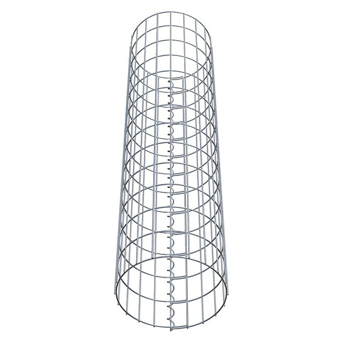 Gabiona Gabionensäule (Durchmesser: 32 cm, Höhe: 130 cm, Stahl, Maschenbreite: 50 mm, Maschenhöhe: 100 mm) | BAUHAUS