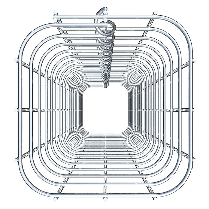 Gabiona Gabionensäule (17 x 17 x 90 cm, Stahl, Maschenbreite: 50 mm, Maschenhöhe: 50 mm) | BAUHAUS