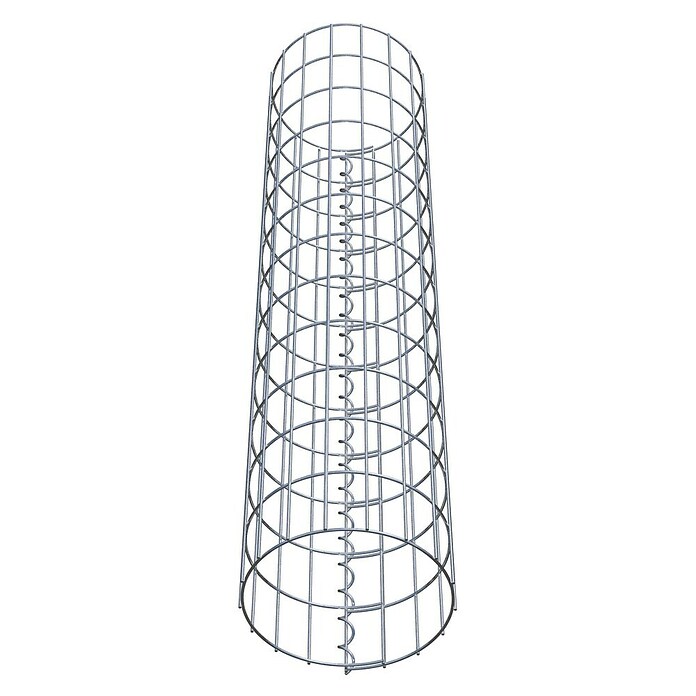 Gabiona Gabionensäule (Durchmesser: 27 cm, Höhe: 120 cm, Stahl, Maschenbreite: 50 mm, Maschenhöhe: 100 mm) | BAUHAUS