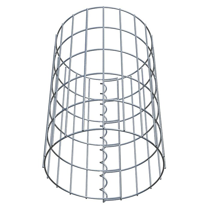 Gabiona Gabionensäule (Durchmesser: 32 cm, Höhe: 50 cm, Stahl, Maschenbreite: 50 mm, Maschenhöhe: 100 mm) | BAUHAUS