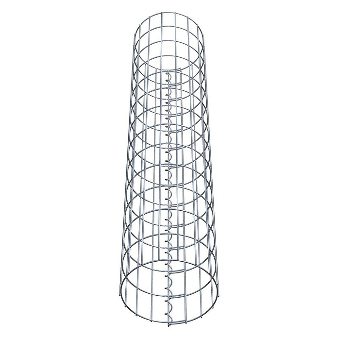 Gabiona Gabionensäule (Durchmesser: 27 cm, Höhe: 130 cm, Stahl, Maschenbreite: 50 mm, Maschenhöhe: 100 mm) | BAUHAUS