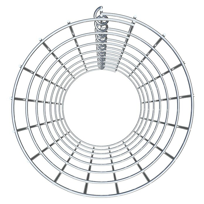 Gabiona Gabionensäule (Durchmesser: 27 cm, Höhe: 70 cm, Stahl, Maschenbreite: 50 mm, Maschenhöhe: 100 mm) | BAUHAUS