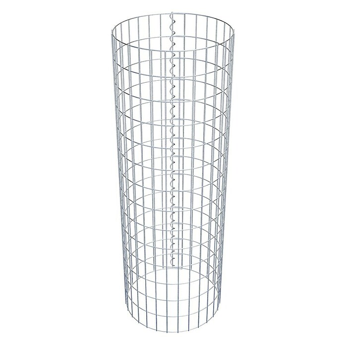 Gabiona Gabionensäule (Durchmesser: 47 cm, Höhe: 140 cm, Stahl, Maschenbreite: 50 mm, Maschenhöhe: 100 mm) | BAUHAUS