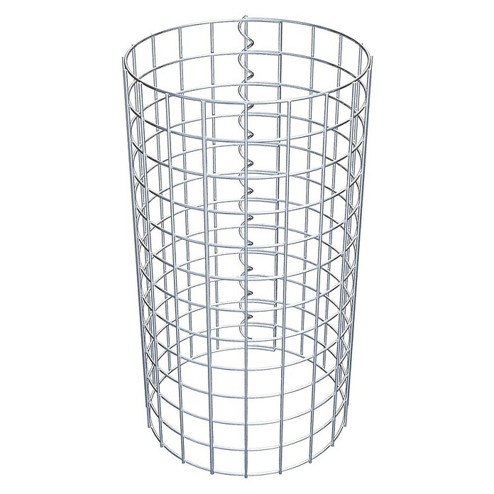 Gabiona Gabionensäule (Durchmesser: 32 cm, Höhe: 60 cm, Stahl, Maschenbreite: 50 mm, Maschenhöhe: 50 mm) | BAUHAUS