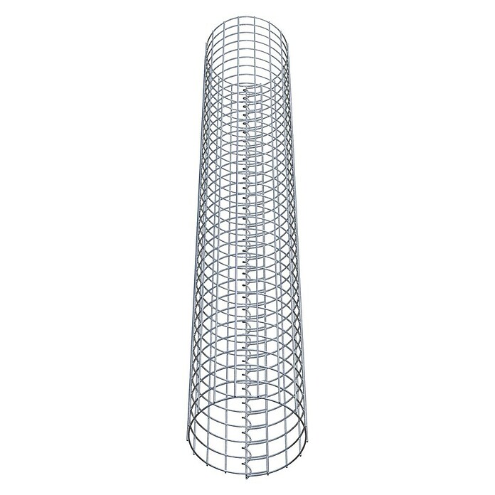 Gabiona Gabionensäule (Durchmesser: 27 cm, Höhe: 170 cm, Stahl, Maschenbreite: 50 mm, Maschenhöhe: 50 mm) | BAUHAUS