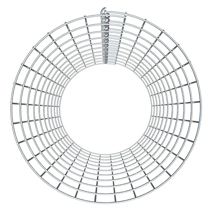 Gabiona Gabionensäule (Durchmesser: 47 cm, Höhe: 100 cm, Stahl, Maschenbreite: 50 mm, Maschenhöhe: 100 mm) | BAUHAUS