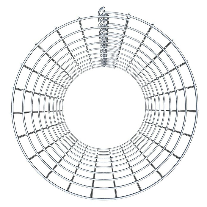 Gabiona Gabionensäule (Durchmesser: 37 cm, Höhe: 90 cm, Stahl, Maschenbreite: 50 mm, Maschenhöhe: 100 mm) | BAUHAUS
