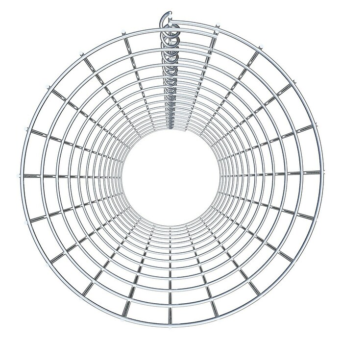 Gabiona Gabionensäule (Durchmesser: 32 cm, Höhe: 130 cm, Stahl, Maschenbreite: 50 mm, Maschenhöhe: 100 mm) | BAUHAUS
