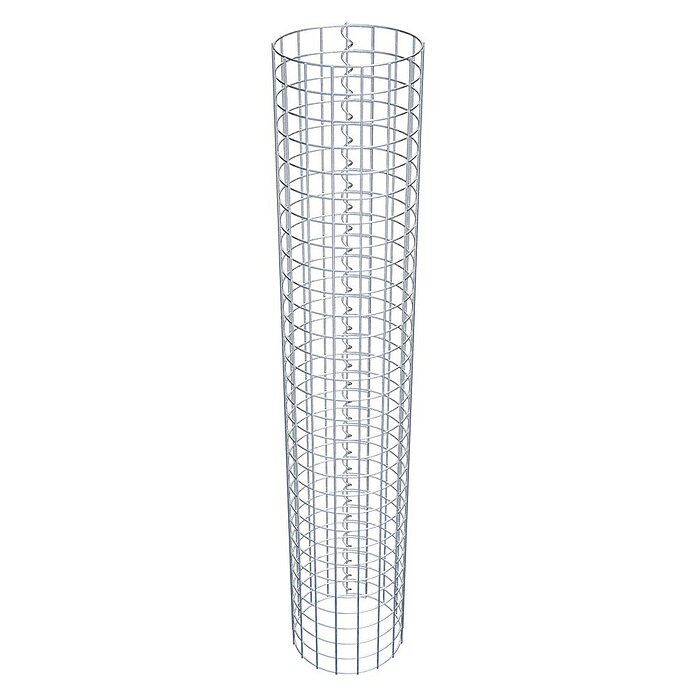 Gabiona Gabionensäule (Durchmesser: 27 cm, Höhe: 150 cm, Stahl, Maschenbreite: 50 mm, Maschenhöhe: 50 mm) | BAUHAUS