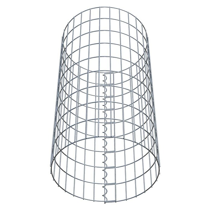 Gabiona Gabionensäule (Durchmesser: 47 cm, Höhe: 90 cm, Stahl, Maschenbreite: 50 mm, Maschenhöhe: 100 mm) | BAUHAUS