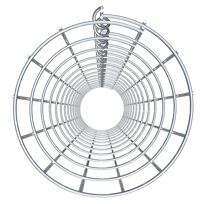 Gabiona Gabionensäule (Durchmesser: 22 cm, Höhe: 130 cm, Stahl, Maschenbreite: 50 mm, Maschenhöhe: 100 mm) | BAUHAUS