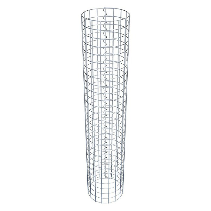 Gabiona Gabionensäule (Durchmesser: 27 cm, Höhe: 140 cm, Stahl, Maschenbreite: 50 mm, Maschenhöhe: 50 mm) | BAUHAUS