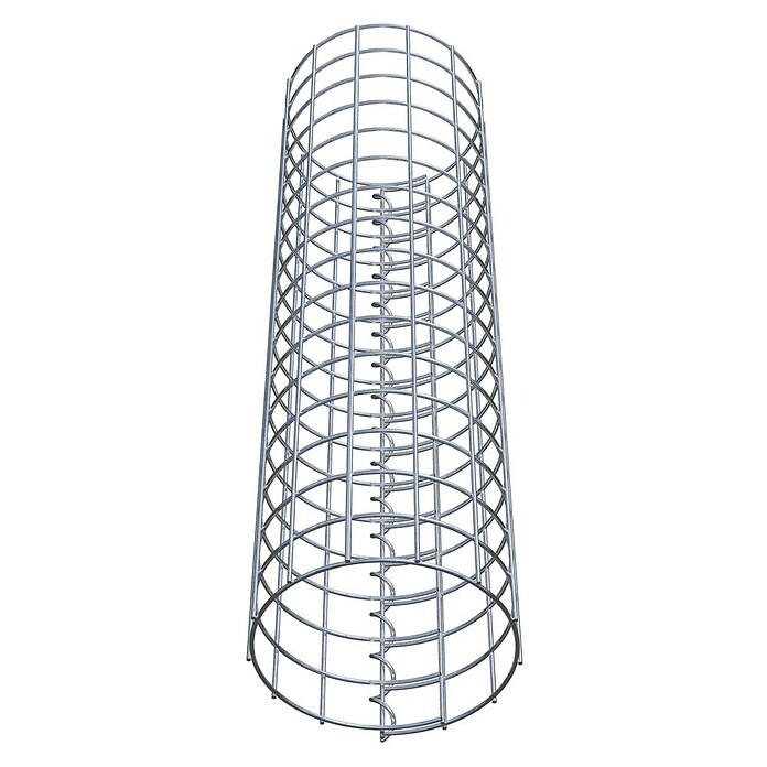 Gabiona Gabionensäule (Durchmesser: 22 cm, Höhe: 80 cm, Stahl, Maschenbreite: 50 mm, Maschenhöhe: 50 mm, Spirale) | BAUHAUS