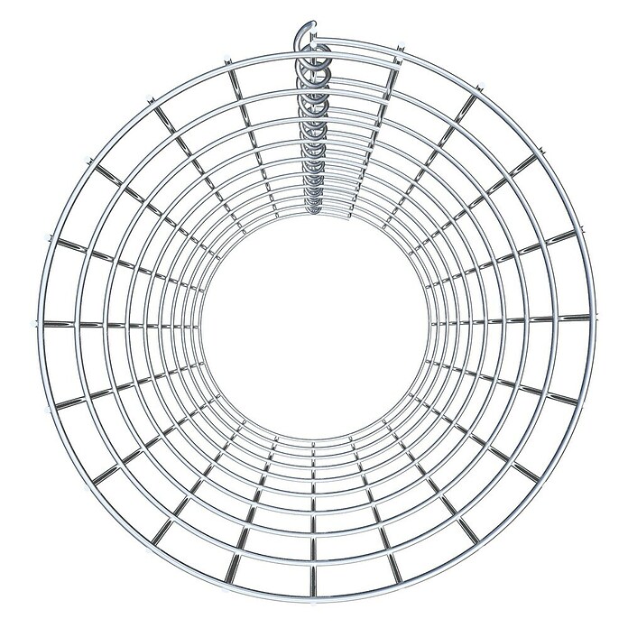 Gabiona Gabionensäule (Durchmesser: 32 cm, Höhe: 90 cm, Stahl, Maschenbreite: 50 mm, Maschenhöhe: 100 mm) | BAUHAUS