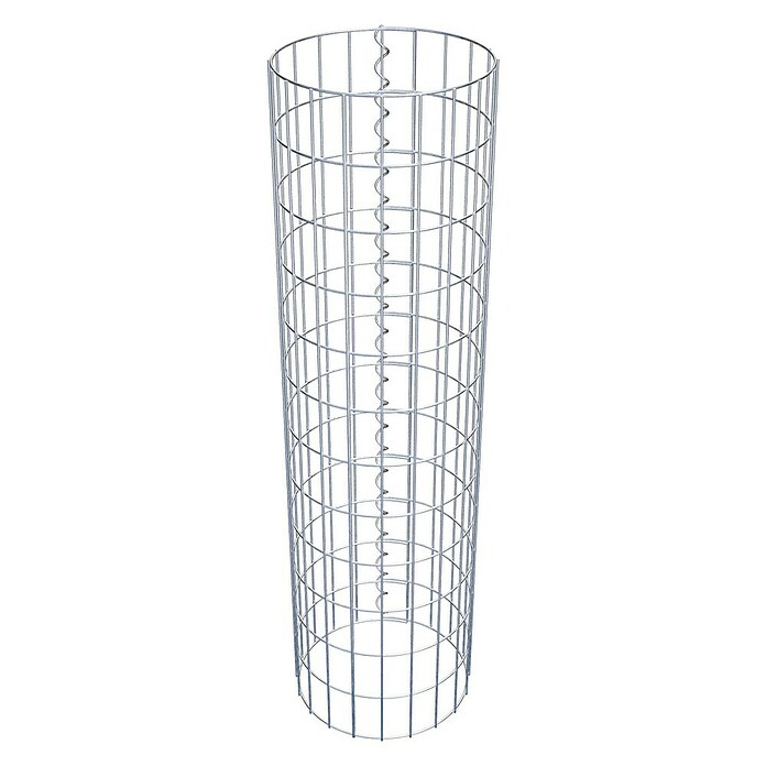 Gabiona Gabionensäule (Durchmesser: 32 cm, Höhe: 120 cm, Stahl, Maschenbreite: 50 mm, Maschenhöhe: 100 mm) | BAUHAUS