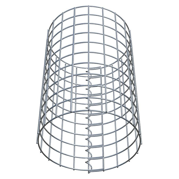 Gabiona Gabionensäule (Durchmesser: 32 cm, Höhe: 50 cm, Stahl, Maschenbreite: 50 mm, Maschenhöhe: 50 mm) | BAUHAUS